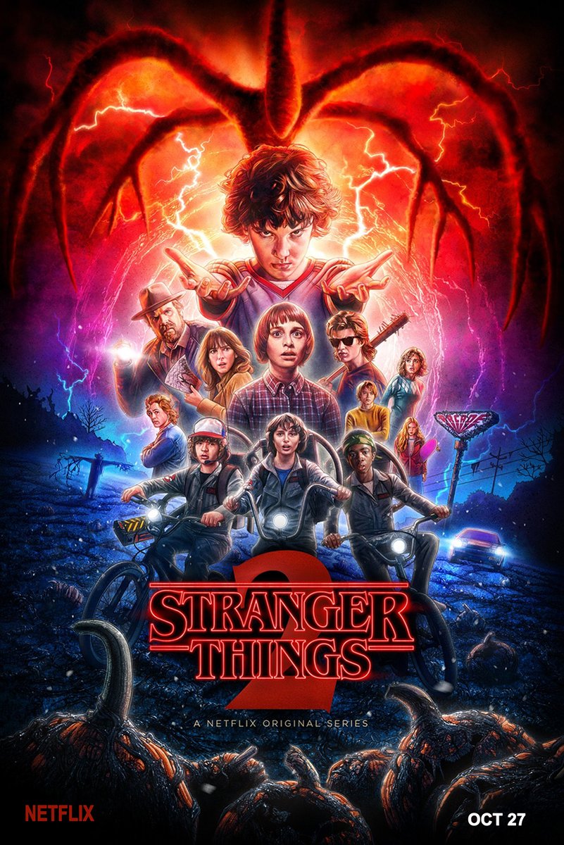 Stranger Things Season 2 Mind Flayer Decorative Painting (paper and canvas) art poster printing print