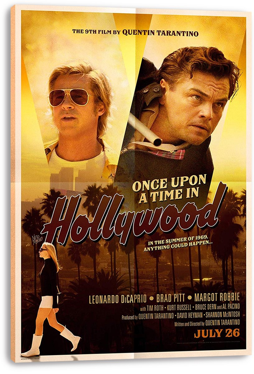 Once Upon a Time in Hollywood Movie Decorative Painting (paper and canvas) art poster printing print