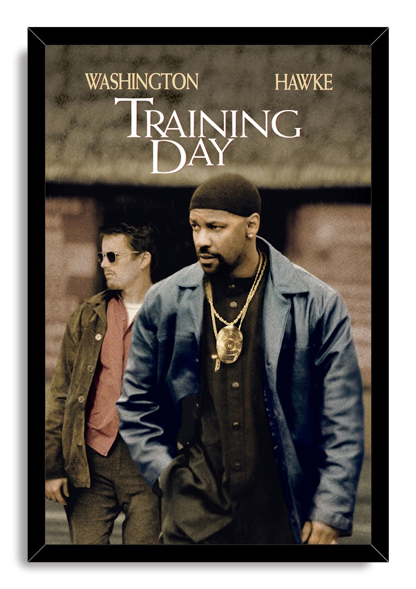 Training Day Movie Poster Decorative Painting (paper and canvas) art poster printing print