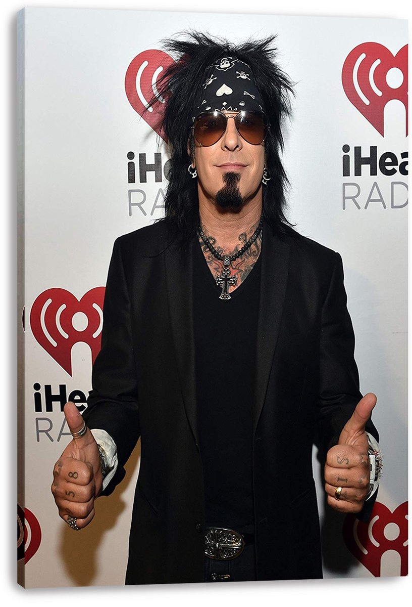 Nikki Sixx (Mötley Crüe) Decorative Painting (paper and canvas) art poster printing print