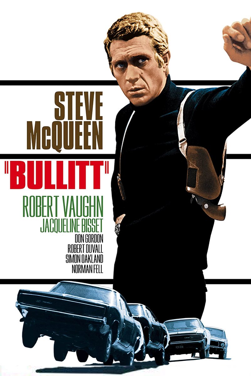 Steve McQueen Bullitt Movie Decorative Painting (paper and canvas) art poster printing print