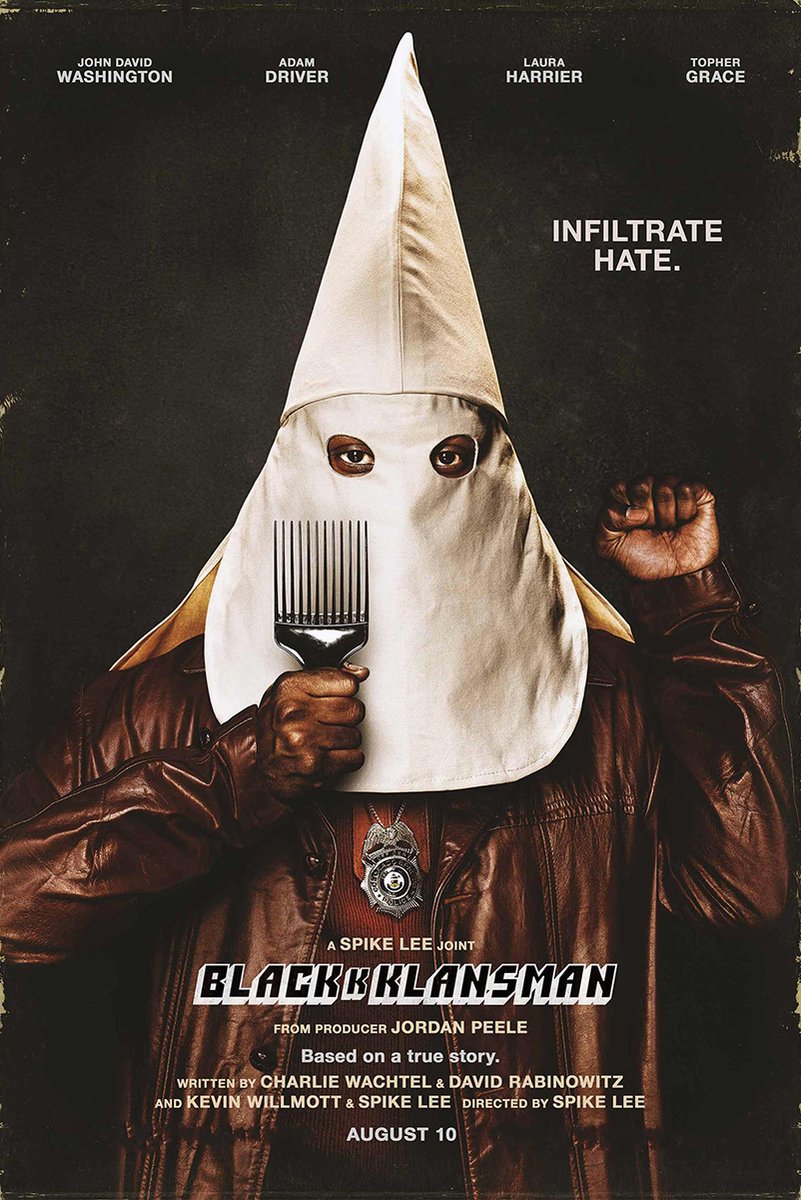 BlacKkKlansman Movie Poster Decorative Painting (paper and canvas) art poster printing print