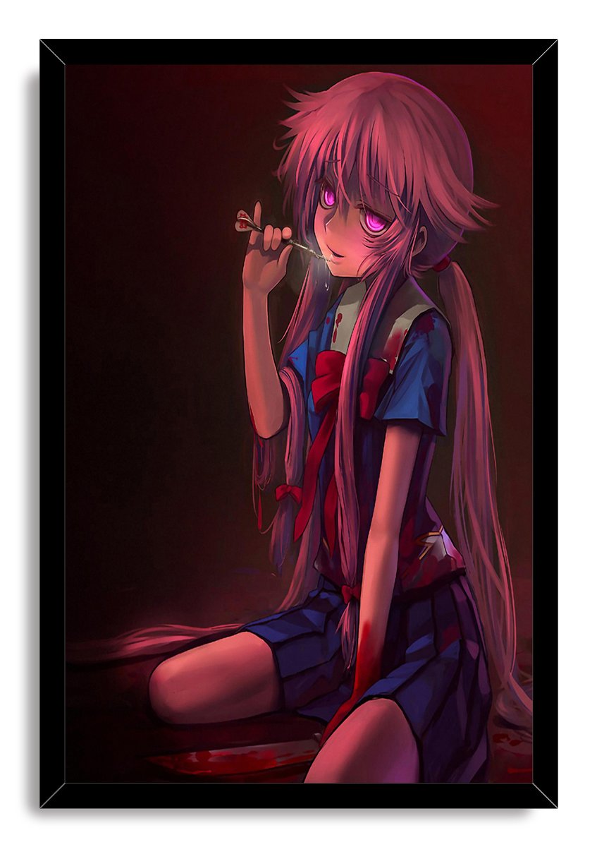 Yuno Gasai Decorative Painting (paper and canvas) art poster printing print
