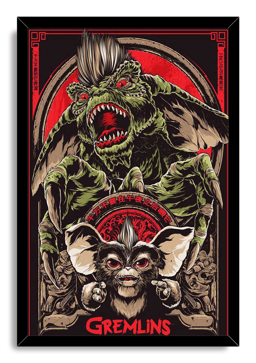 Gremlins Movie Decorative Painting (paper and canvas) art poster printing print