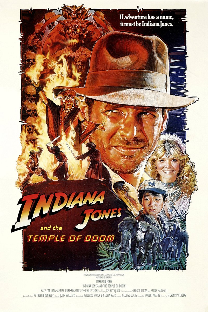 Indiana Jones and the Temple of Doom Decorative Painting (paper and canvas) art poster printing print