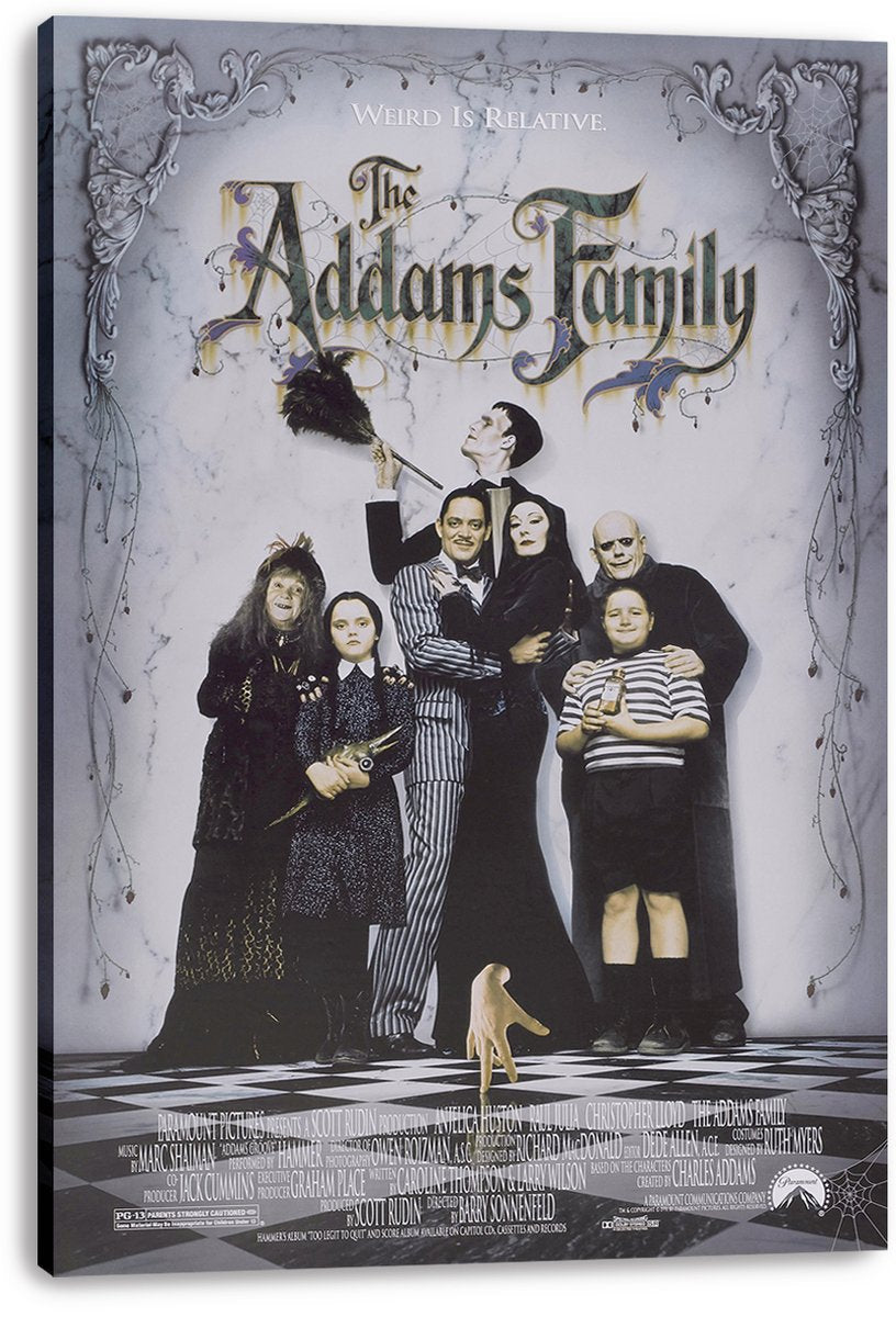 The Addams Family Decorative Painting (paper and canvas) art poster printing print
