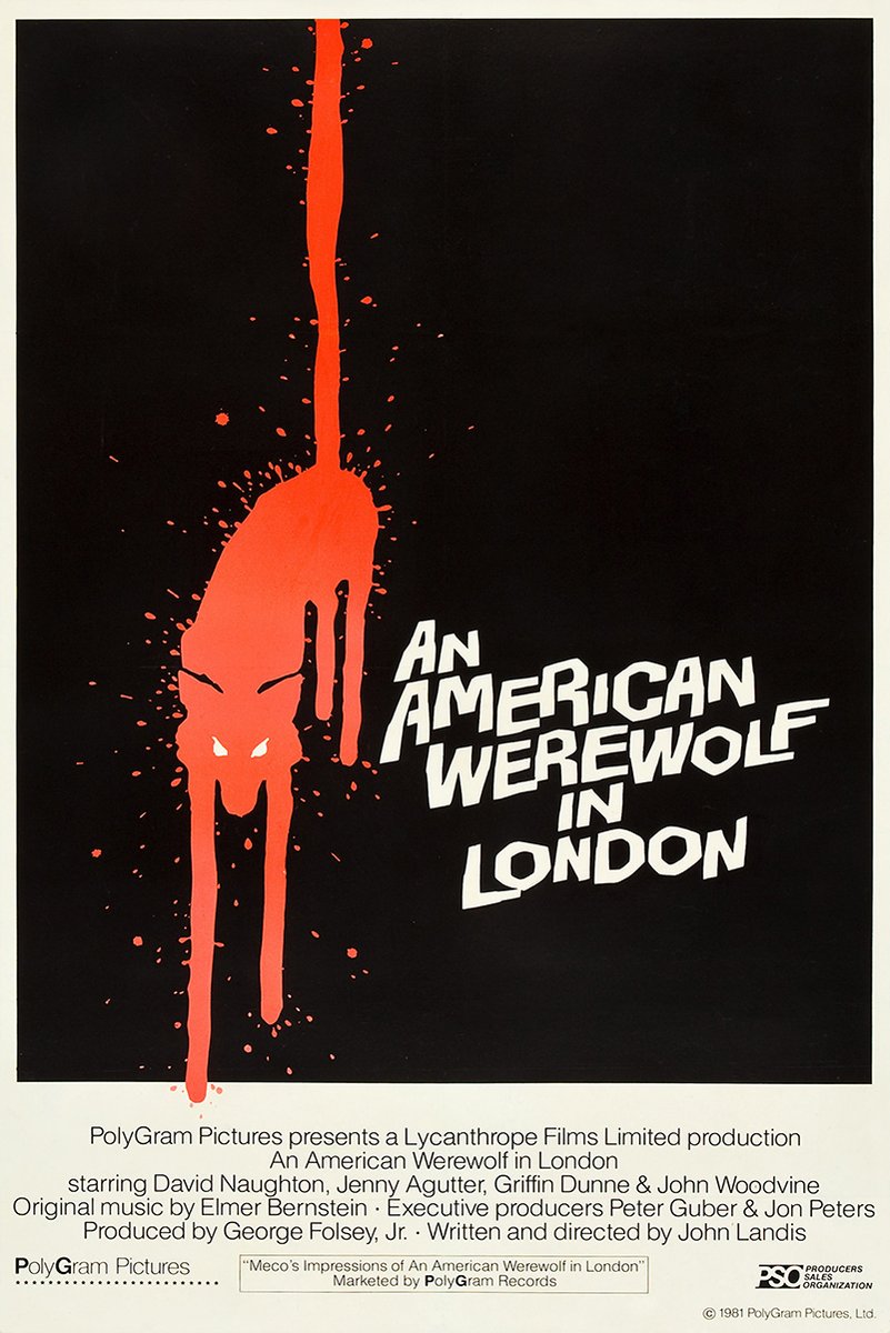 An American Werewolf in London Movie Poster Decorative Painting (paper and canvas) art poster printing print