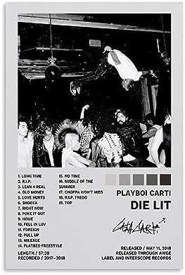 Playboi Carti Die Lit Album Music Poster for (Paper and Canvas) Art Poster Printing Print