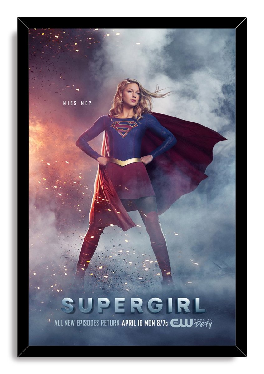 Supergirl Decorative Painting (paper and canvas) art poster printing print