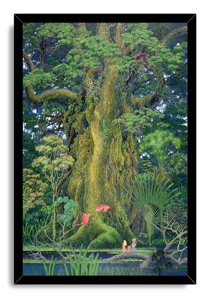Giant Tree Forest Decorative Painting (paper and canvas) art poster printing print