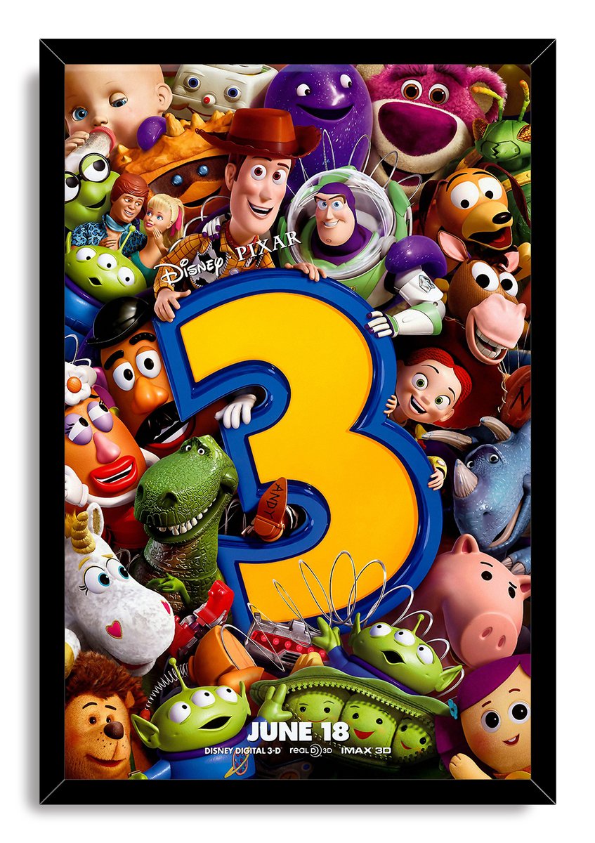 Toy Story 3 Characters Decorative Painting (paper and canvas) art poster printing print