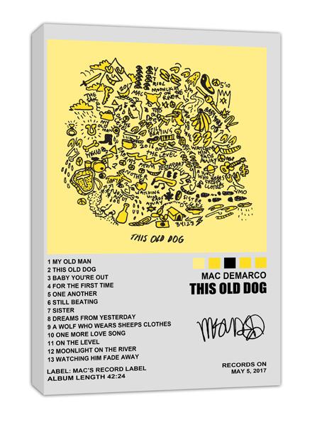 Mac DeMarco This Old Dog Album Cover Music Posters for Room (Paper and Canvas) Art Poster Printing Print