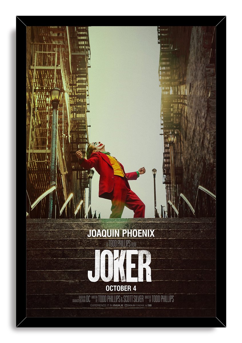 Joker Movie Decorative Painting (paper and canvas) art poster printing print