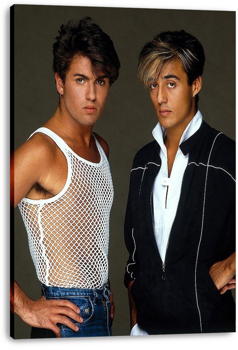 Wham! George Michael and Andrew Ridgeley Decorative Painting (paper and canvas) art poster printing print