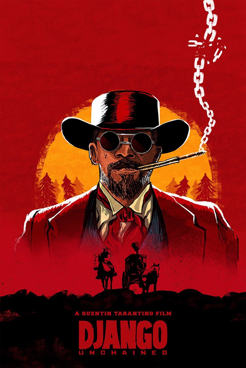 Django Decorative Painting (paper and canvas) art poster printing print