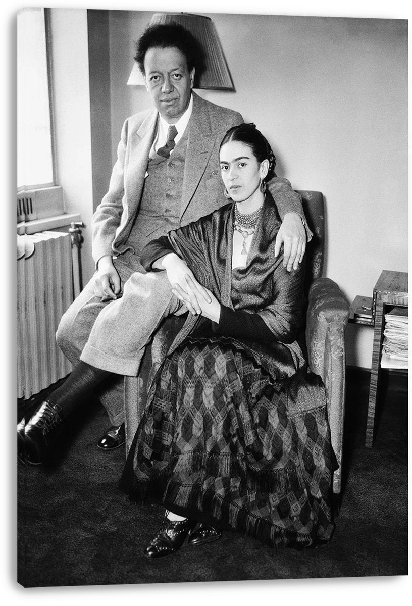 Frida Kahlo and Diego Rivera Decorative Painting (paper and canvas) art poster printing print