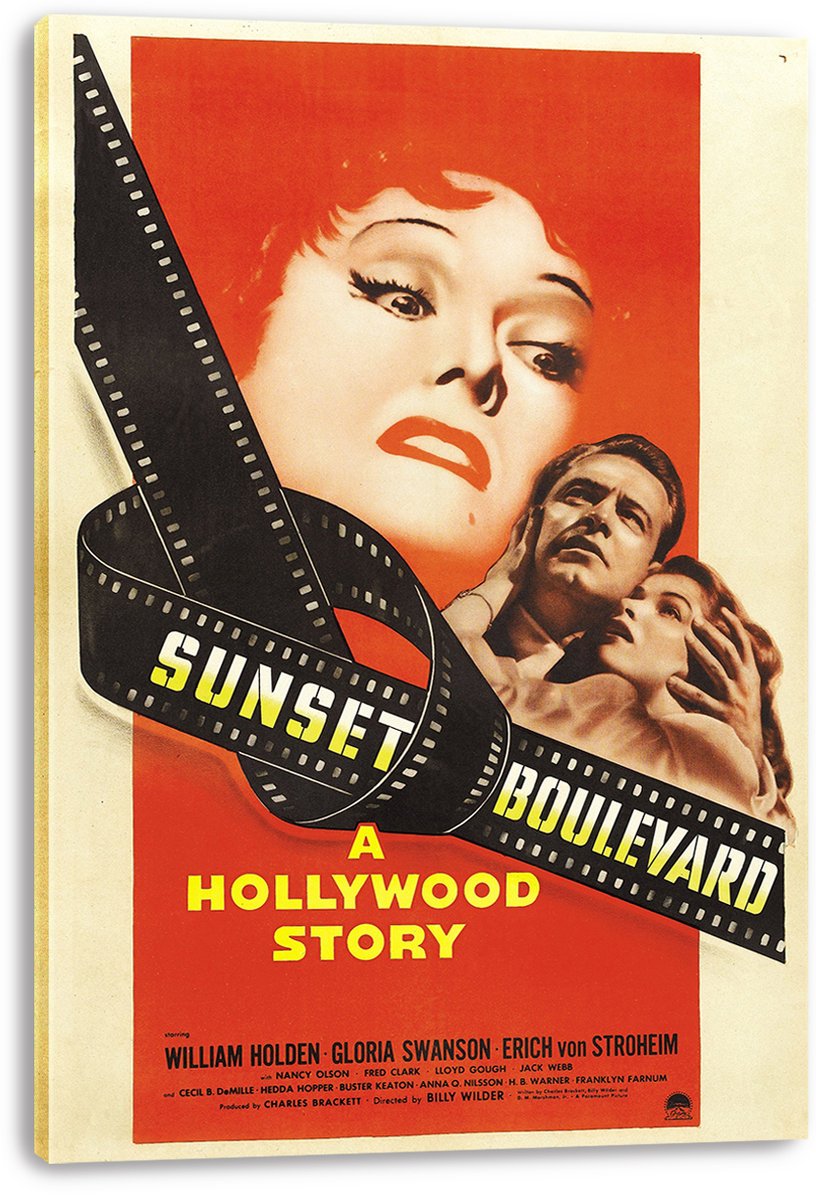 Sunset Boulevard Movie Poster Decorative Painting (paper and canvas) art poster printing print