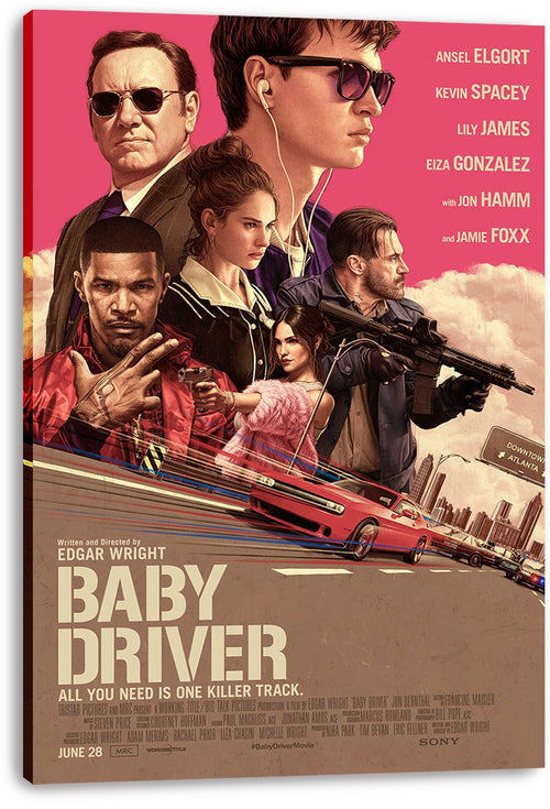 Baby Driver Movie Poster Decorative Painting (paper and canvas) art poster printing print