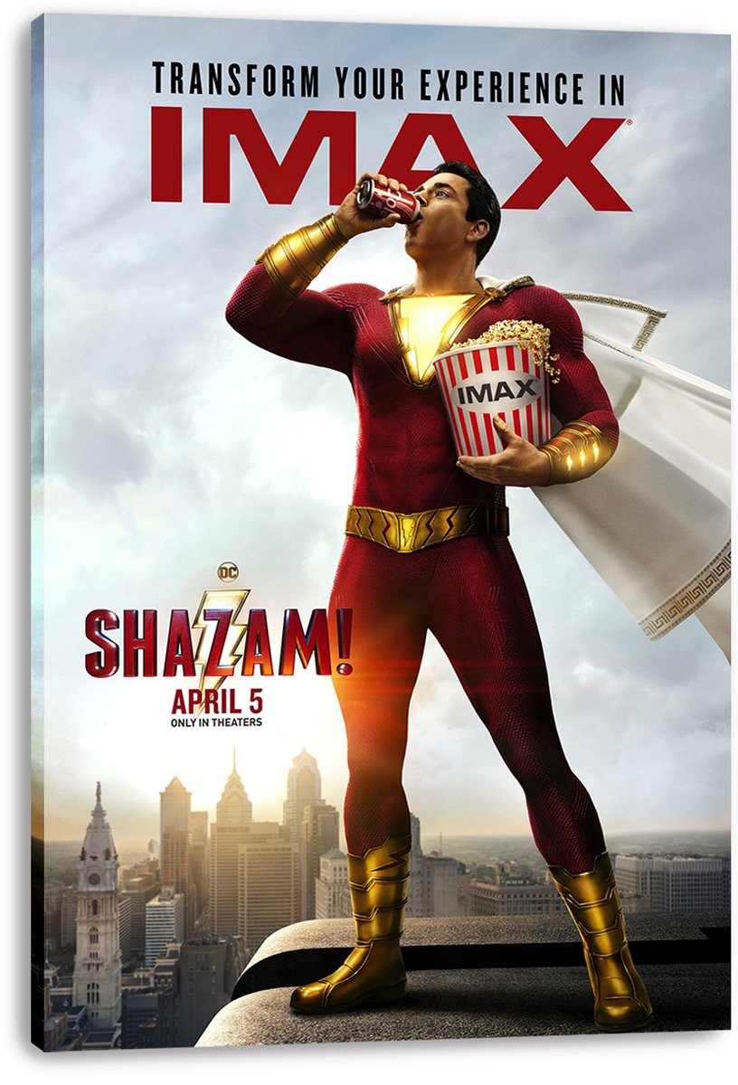Shazam Movie Poster Decorative Painting (paper and canvas) art poster printing print