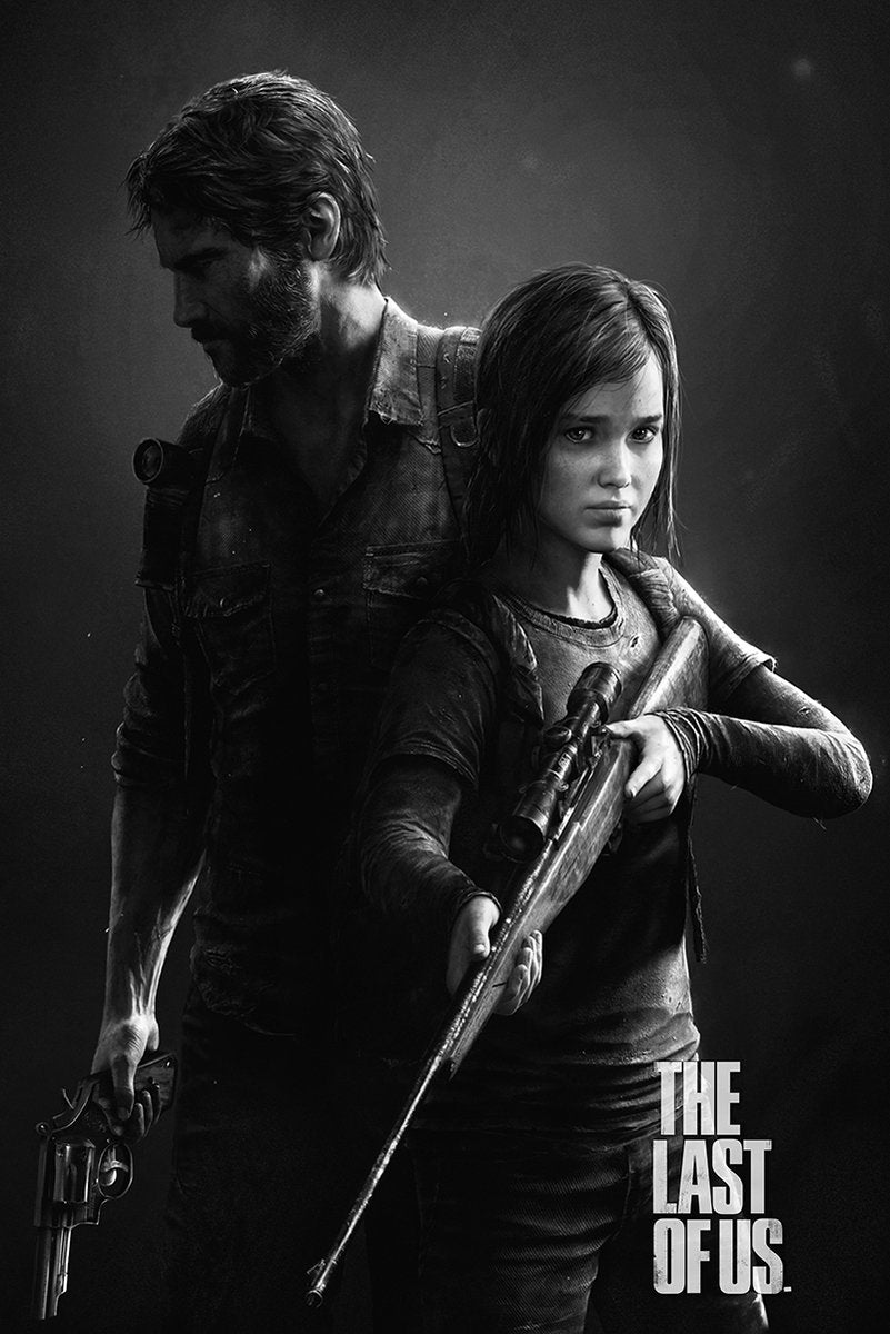 The Last of Us Joel and Ellie Decorative Painting (paper and canvas) art poster printing print