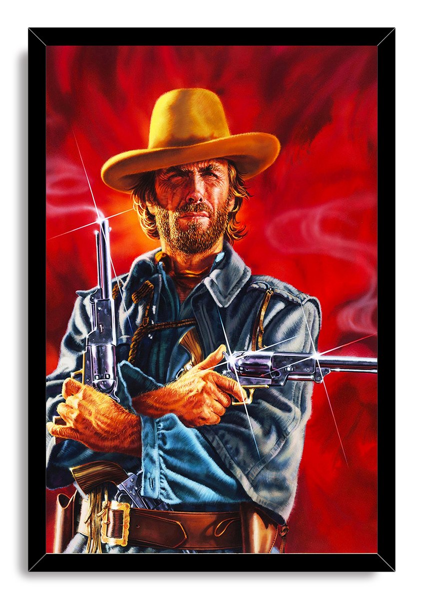 Western Gunslinger Decorative Painting (paper and canvas) art poster printing print