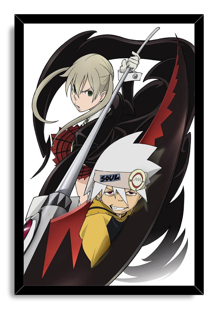 Soul Eater Anime Maka Albarn and Soul Evans Decorative Painting (paper and canvas) art poster printing print