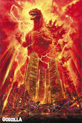 Godzilla Decorative Painting (paper and canvas) art poster printing print