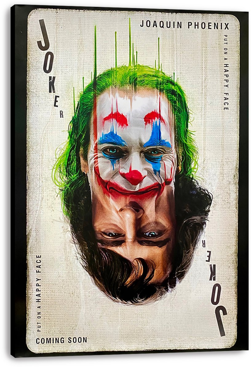 Joker Joaquin Phoenix Decorative Painting (paper and canvas) art poster printing print