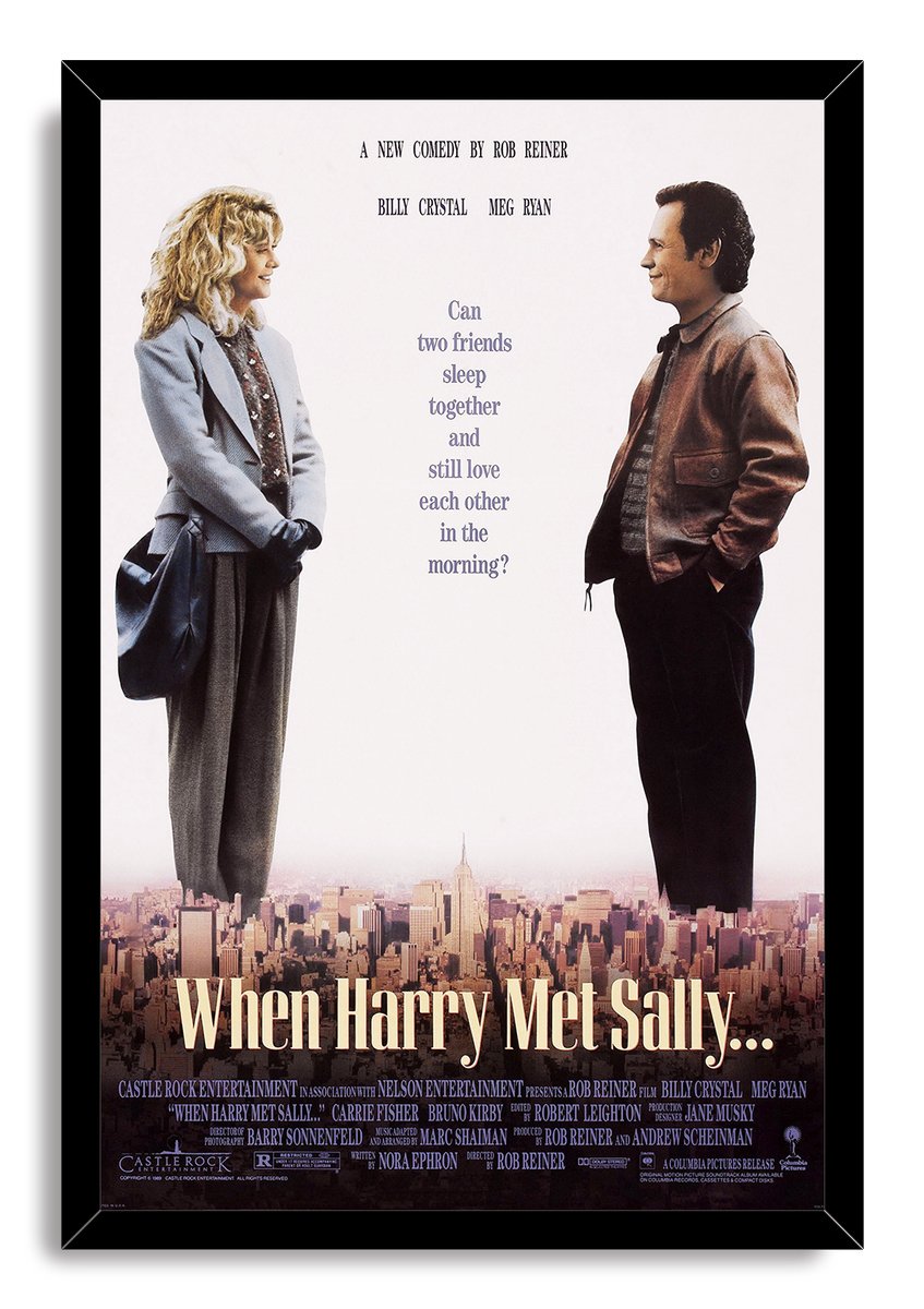 When Harry Met Sally Decorative Painting (paper and canvas) art poster printing print