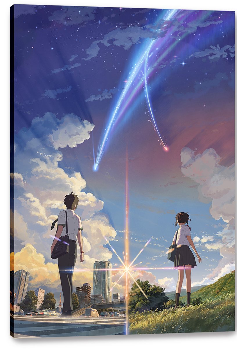 Your Name Anime Meteor Shower Decorative Painting (paper and canvas) art poster printing print