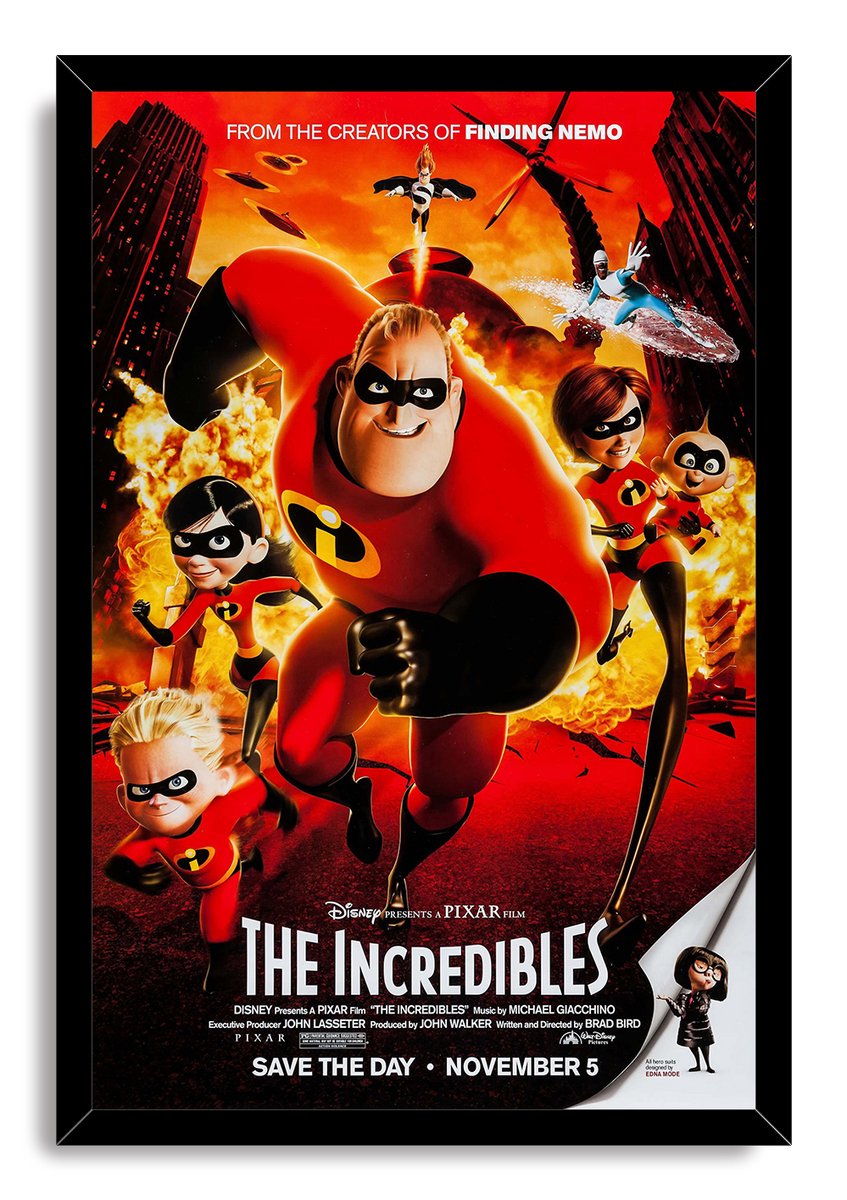 The Incredibles Decorative Painting (paper and canvas) art poster printing print