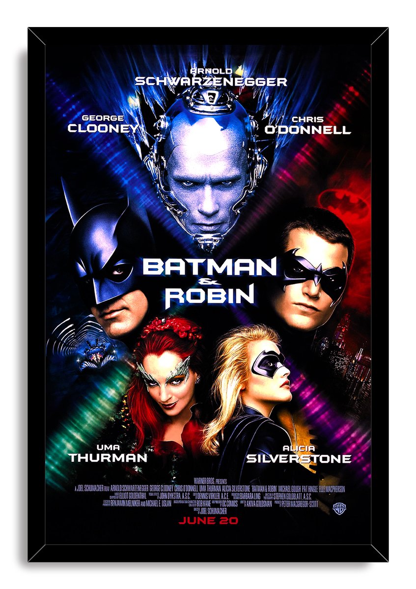 Batman & Robin Movie Poster Decorative Painting (paper and canvas) art poster printing print