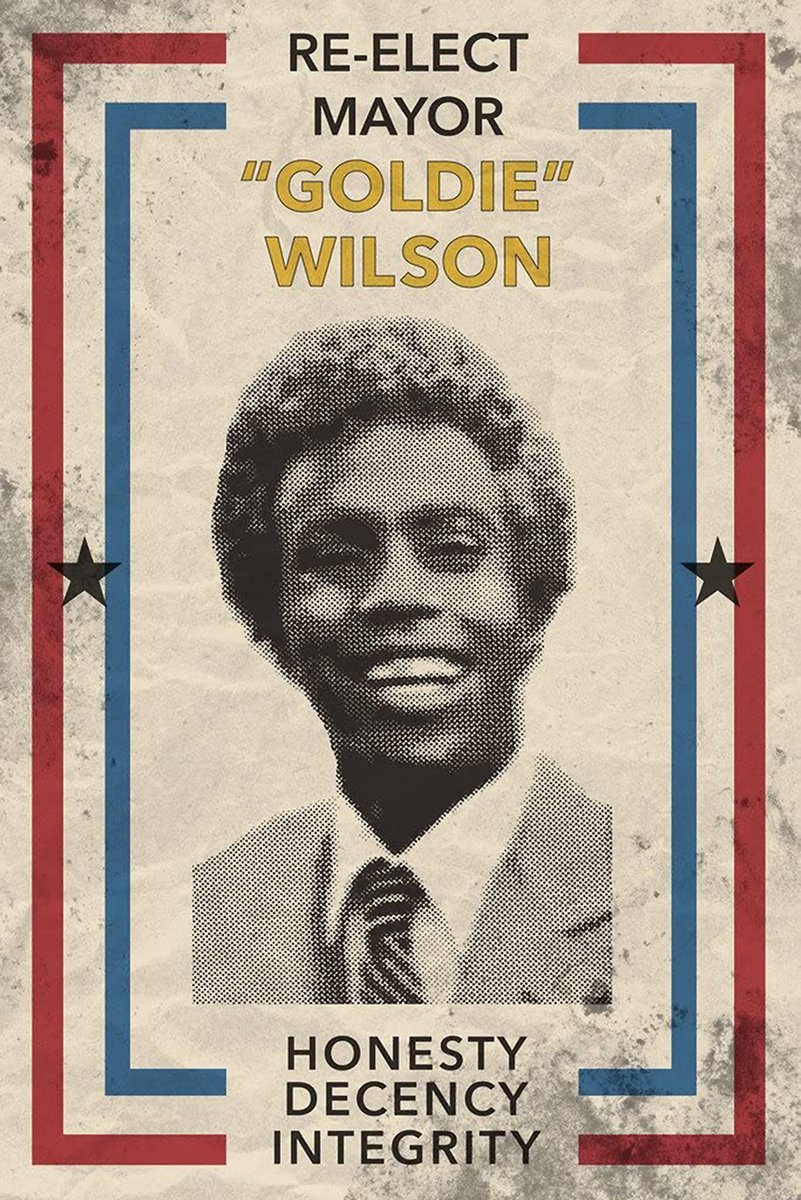 Goldie Wilson Election Poster Decorative Painting (paper and canvas) art poster printing print