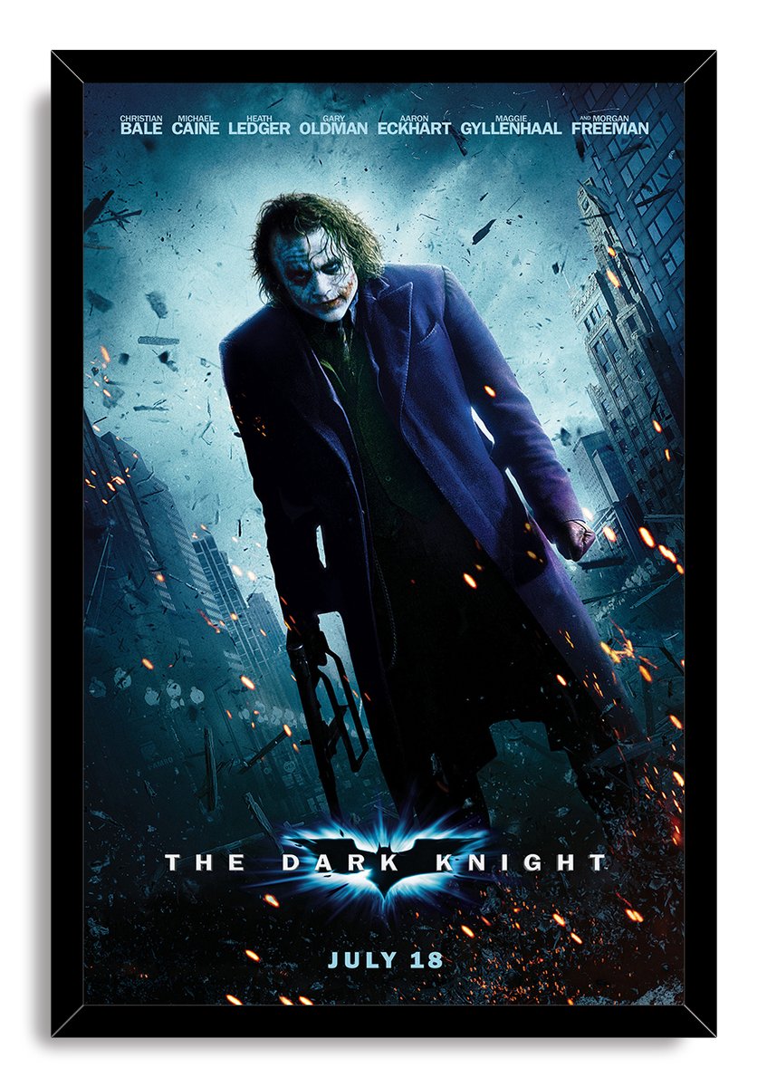 The Joker Dark Knight Movie Decorative Painting (paper and canvas) art poster printing print