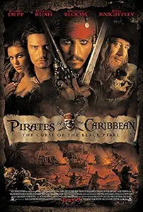 Pirates of The Caribbean: The Curse of The Black Pearl (2003) Vintage Movie Poster(Paper and Canvas) Art Poster Printing Print