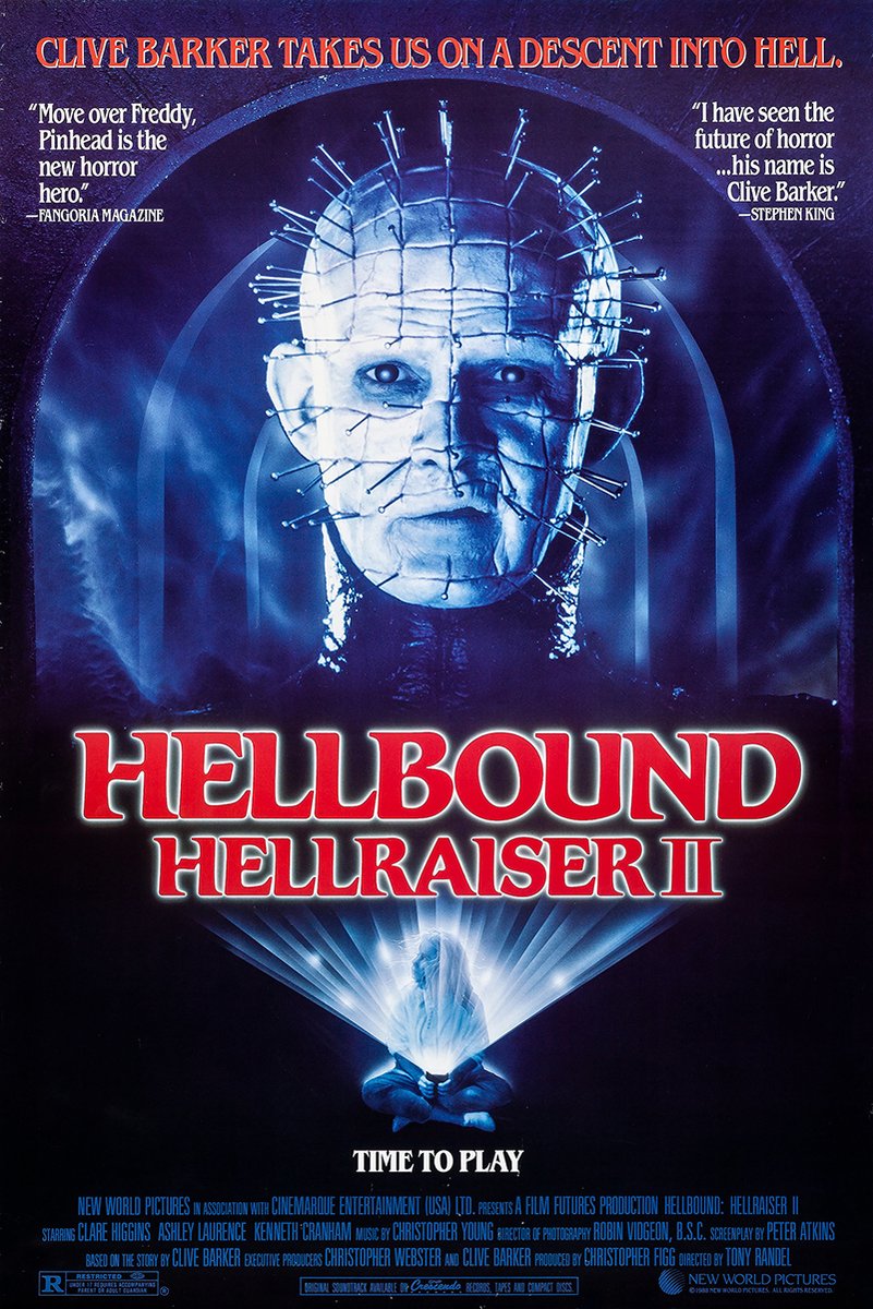 Pinhead Hellraiser II Horror Movie Poster Decorative Painting (paper and canvas) art poster printing print