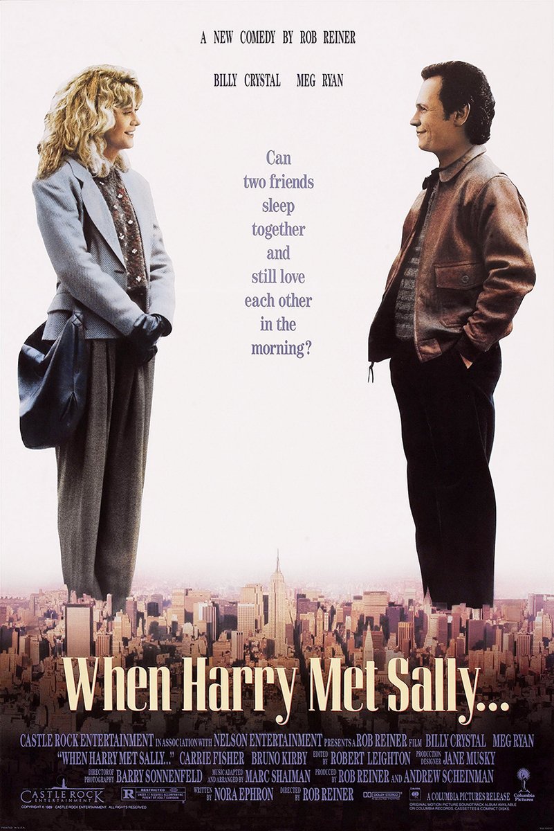 When Harry Met Sally Decorative Painting (paper and canvas) art poster printing print