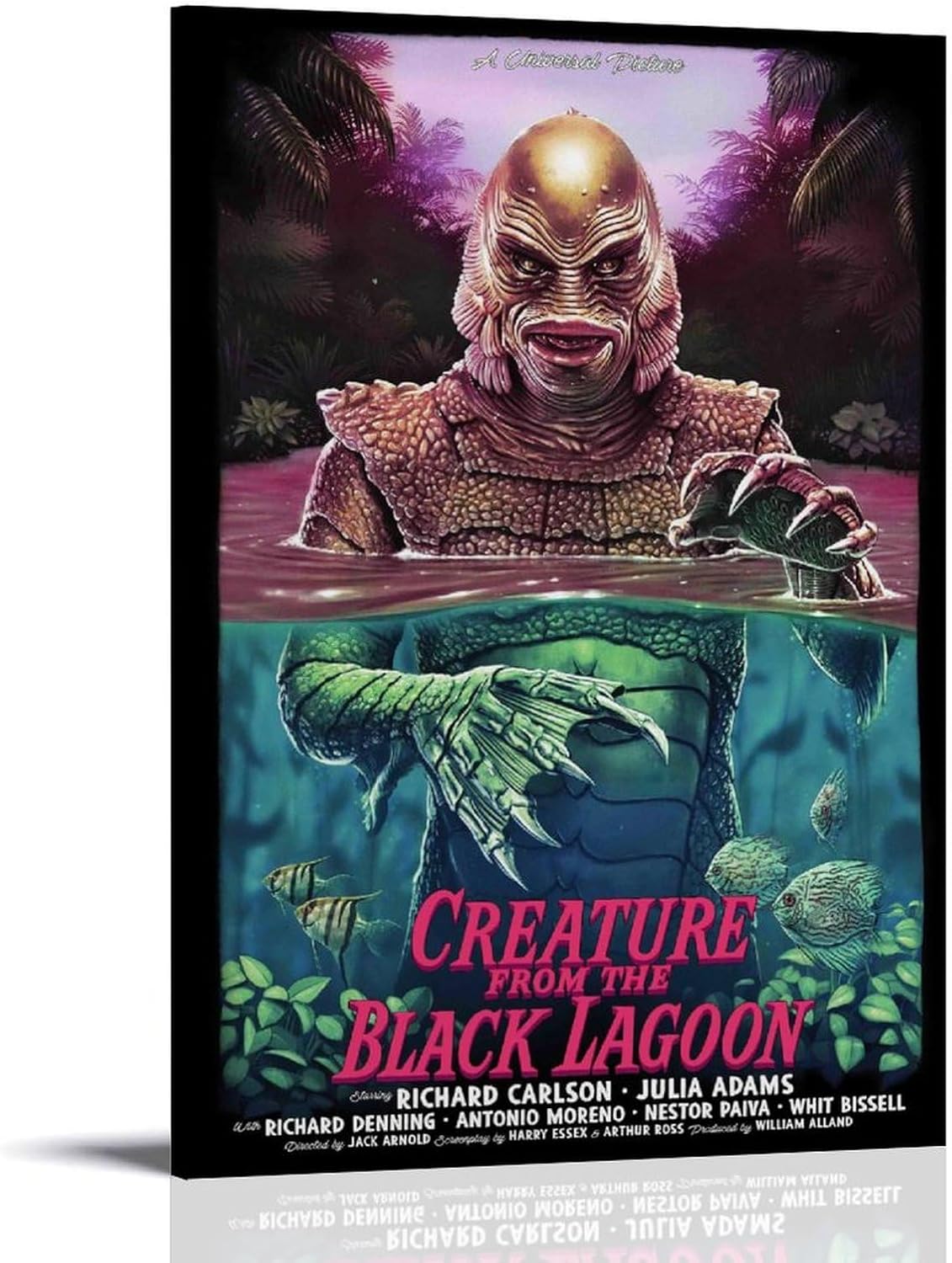 Movie Poster Creature from The Black Lagoon Vintage Posters Art Poster(Paper and Canvas) Art Poster Printing Print