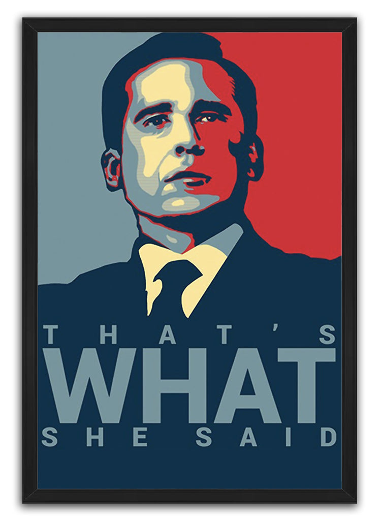Michael Scott's Funny Motivational (paper and canvas) art poster printing print