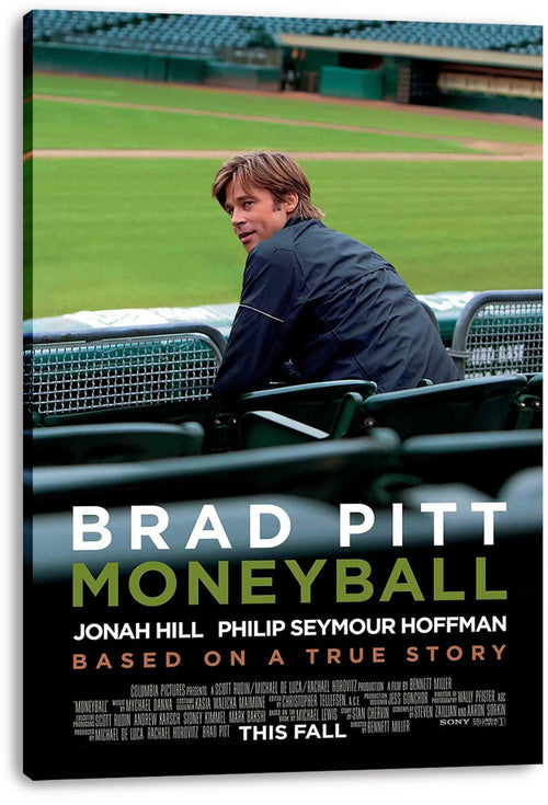 Brad Pitt Moneyball Decorative Painting (paper and canvas) art poster printing print
