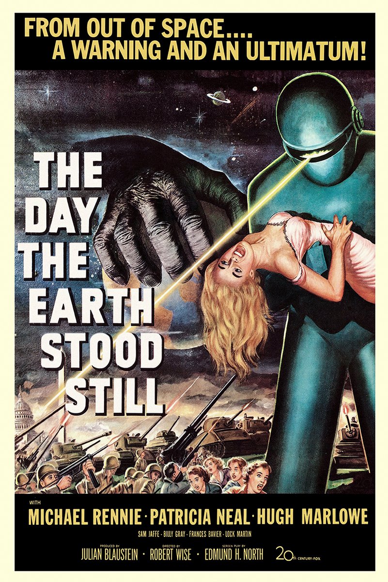 The Day the Earth Stood Still Movie Poster Decorative Painting (paper and canvas) art poster printing print