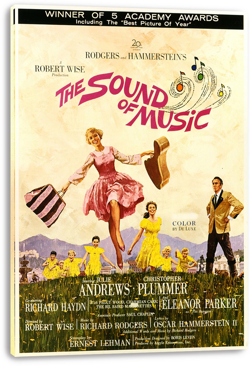 The Sound of Music Movie Poster Decorative Painting (paper and canvas) art poster printing print
