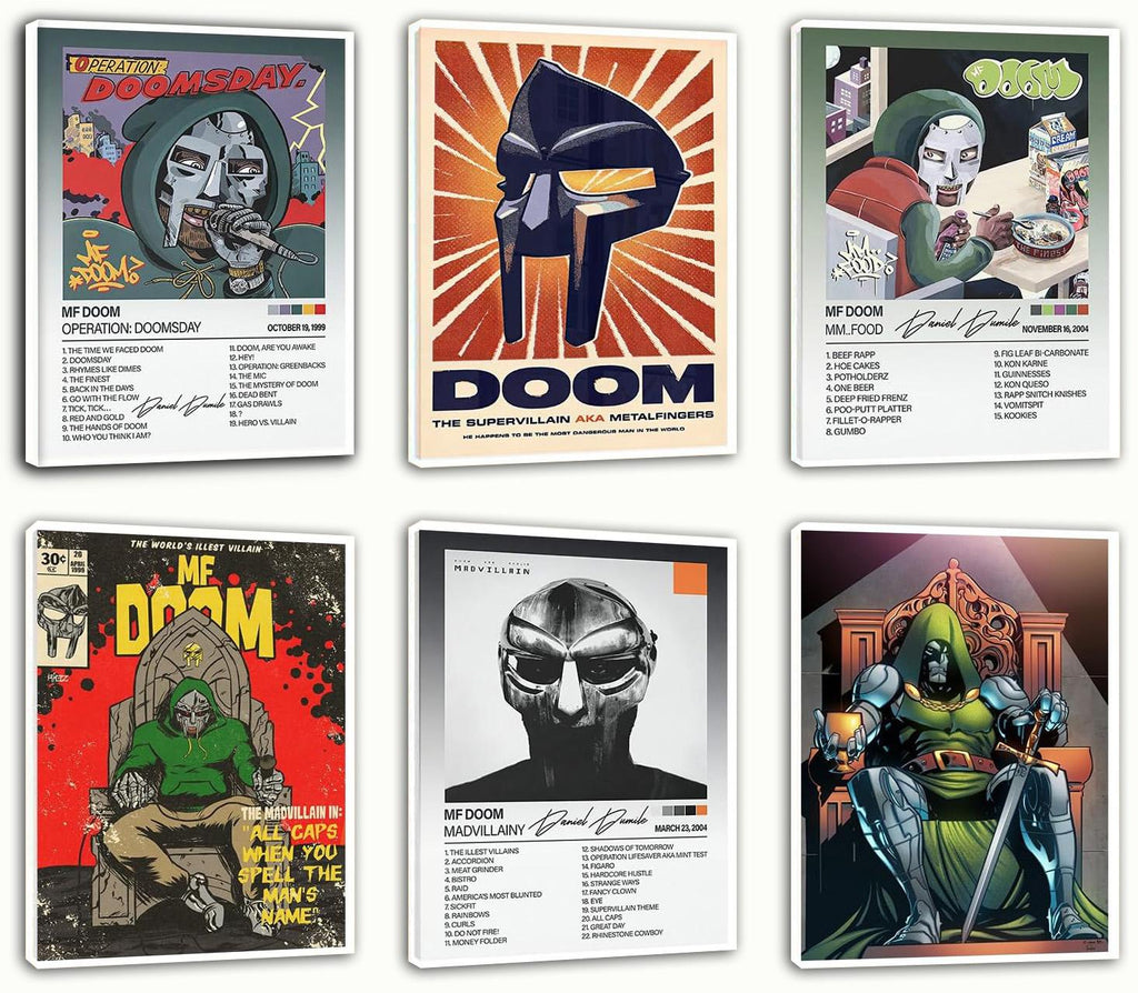 MF Doom Music Poster Signed Limited Album Cover Posters (Paper and Canvas) Art Poster Printing Print