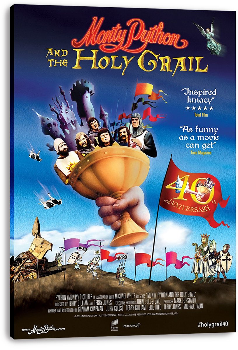 Monty Python and the Holy Grail Movie Decorative Painting (paper and canvas) art poster printing print