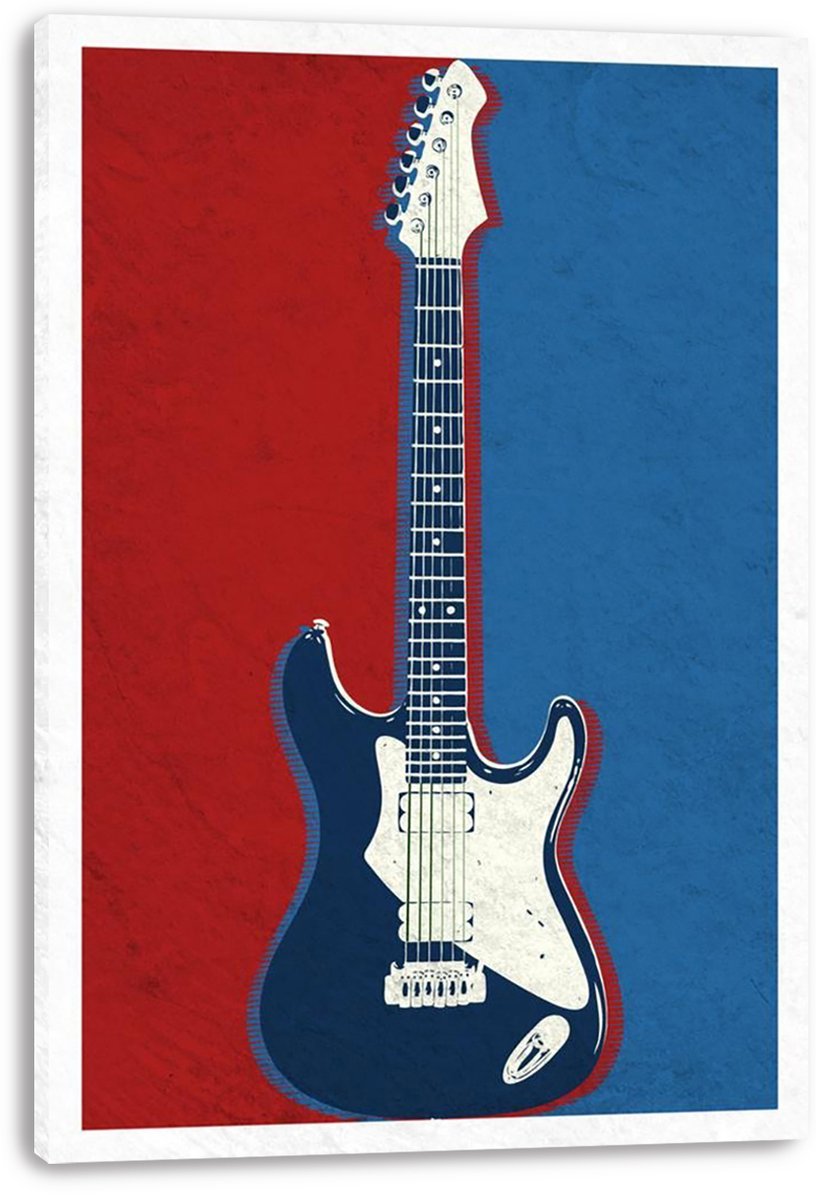 Electric Guitar Decorative Painting (paper and canvas) art poster printing print