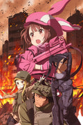 Sword Art Online Alternative: Gun Gale Online Characters Decorative Painting (paper and canvas) art poster printing print