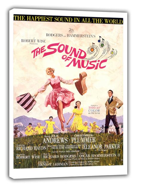 Sound of Music The (1965) (Paper-and-Canvas) Art Poster Printing Print