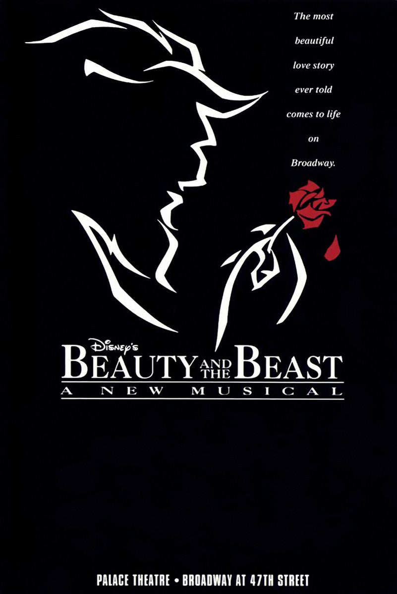 Disney's Beauty and the Beast Musical Decorative Painting (paper and canvas) art poster printing print