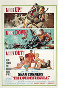 James Bond Thunderball Movie Poster Decorative Painting (paper and canvas) art poster printing print