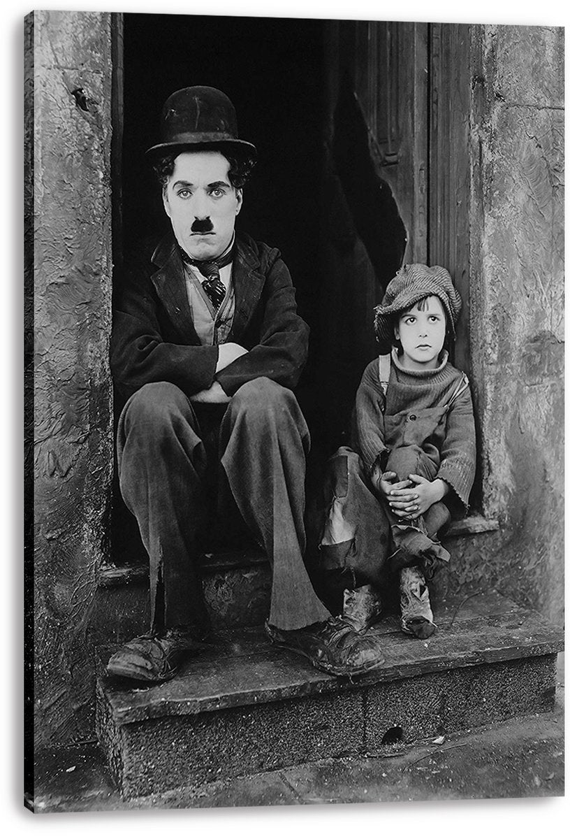 Charlie Chaplin The Kid Decorative Painting (paper and canvas) art poster printing print